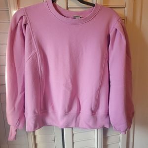 A new day puffy sleeve sweatshirt